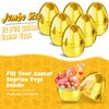 12 PCS Jumbo Gold Easter Eggs 6 Inch Giant Metallic