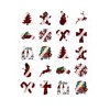 Christmas Red Buffalo Plaid Nail Art Decals - Waterslide Nail Decals