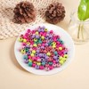 NewZC 550 Pieces Colourful Wooden Beads Set Wooden Beads for