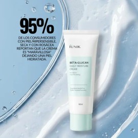 IUNIK Beta Glucan Moisture Cream 60 ml Crema Facial Coreana Hidratante Profunda K-Beauty con 3000 mg Beta-Glucano y Centella CICA Repara Barrera...   