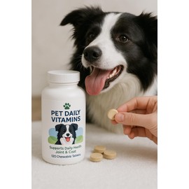 Dog Vitamins and Supplements 200 Ct Dogs Multivitamin Chewable Contain Chondroitin Probiotics for Dogs Skin