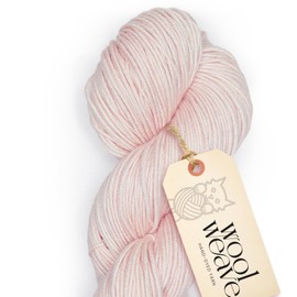 Superwash Merino Wool Yarn for Knitting & Crocheting Projects - Premium Hand Dyed Yarn, 100gr, 240 Yards Dk Weight Yarn - Luxurious, Soft & Durable Pink Yarn