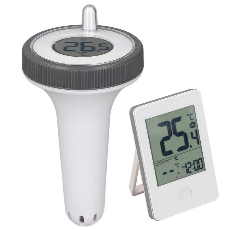 Wireless Pool Thermometer LCD Display 0.1℃ Accuracy Waterproof Digital Floating