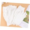CIYODO 10 Pairs Thickened White Cotton Gloves Xl Protective Gloves