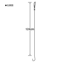 Sasame Needles E-703 11-5 Uki Fishing Single Iseuni Black