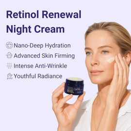 Avera Bella Retinol Face Cream - Advanced anti-aging night moisturizer with nano-encapsulated retinol and hyaluronic acid to help minimize wrinkles, fine lines and firm sagging skin 1 Belani / 아베라 벨라 레티놀 페이스 크림 - 나노 캡슐화 레티놀과 히알루론산이 함유된 고급 안티에이징 나이트 모이스처라이저 주름 잔주름 및 탄력 있는 처진 피부를 최소화하는 데 도움을 1 Belani