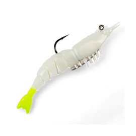 Prerigged 3.5 Inch Lures 2Pk Baits 70Pk2 Glow Chartreuse Tail Fishing Lures Bass Jigging Bait Jig Lure Weedless Soft Plastic Swimbait Accessories Freshwater