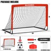 BaseGoal Kids Portable Soccer Goals for Backyard, 5x4ft,Easy Set up
