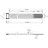 20 x 30 cm x 25 mm Resealable Velcro Cable