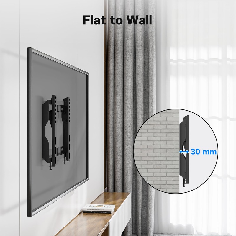 BONTEC BONTEC Low Profile TV Wall Mount Bracket for Most
