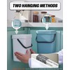 MONGTINGLU 1.3 Gallon Small Trash Can with Lid - Countertop
