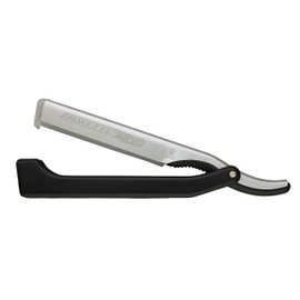 DOVO Shavette 201081 Interchangeable Blades Straight Razor, Black