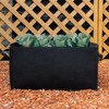 Astro 520-27 Felt Planter, Black, Large, Non-woven Pot, Cabbage Cultivation,