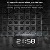 Alarm Clock Radio Portable Dimmer Control Dual Alarm FM Alarm