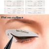 8 Piece Eye Art Toolkit，Cat Eyeliner Stencils & Templates ，