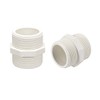 sourcing map PVC Pipe Fitting Hex Nipple G1-1/4 X G1-1/4