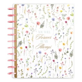 Happy Planner Blooming Romance Disc-Bound 12-Month Undated Wedding Planner, Big Size
