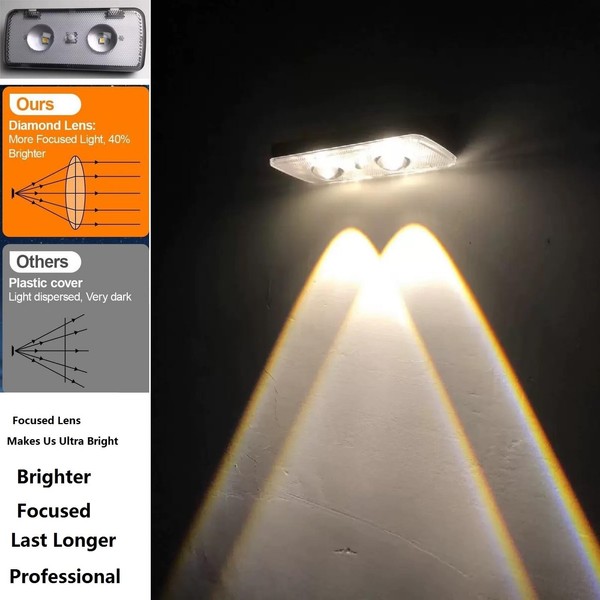 ASLIDECOR ASLIDECOR Fence Solar Lights Outdoor Waterproof LED with 3