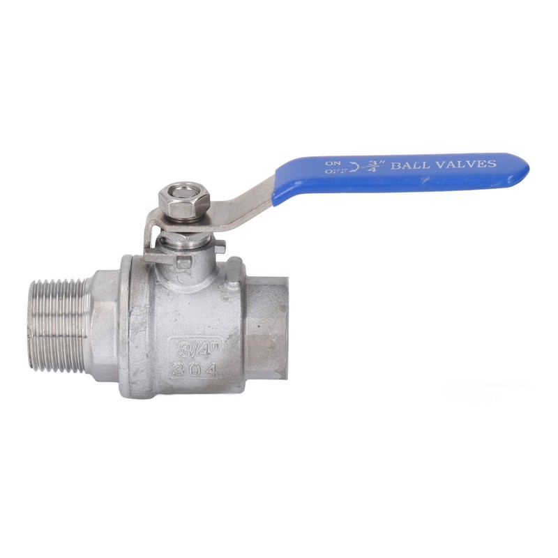 Ball Valve Female Male Thread 3/4in Stainless Steel Good Sealing