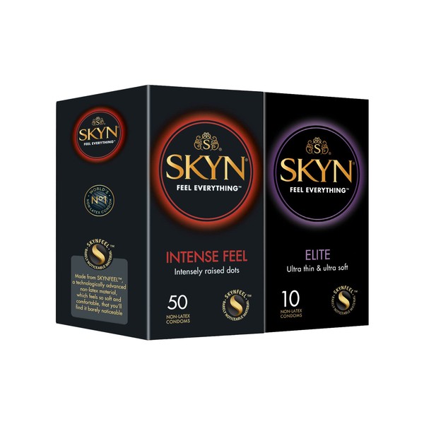 SKYN Intense Feel Kondome (50 Stück) & Elite Kondome (10