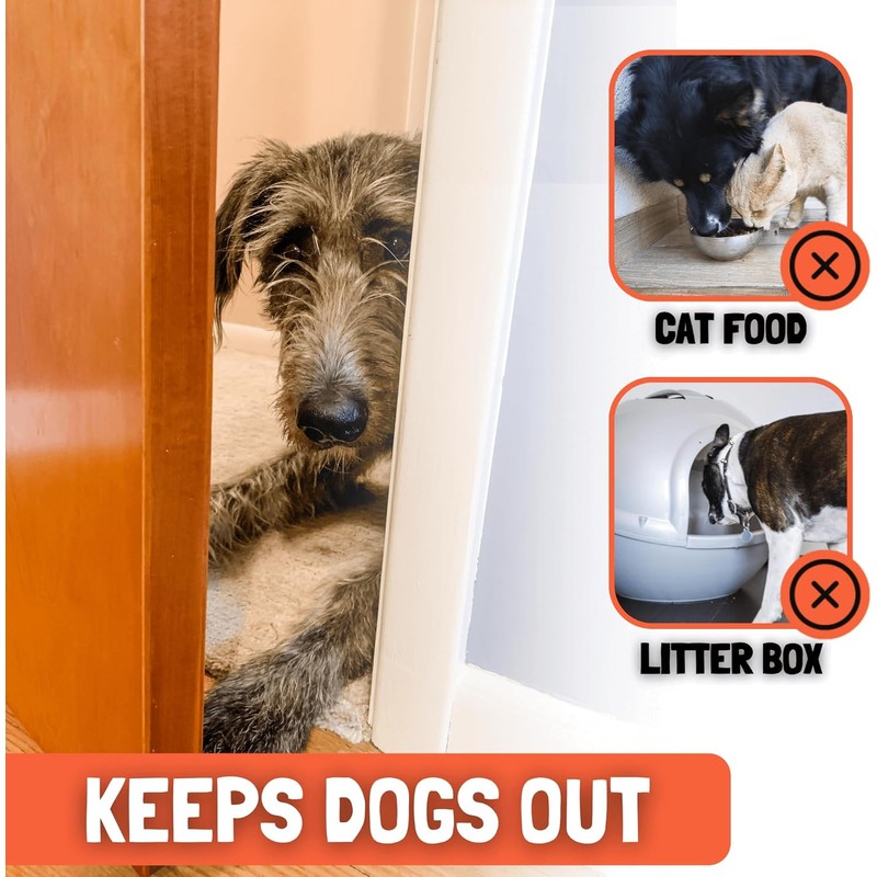 Door Buddy Adjustable Cat Door Prop – Dog Proof Cat