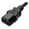 Cable Trifásico Alimentación Interlock Computad Pc Cpu 1.5m Negro