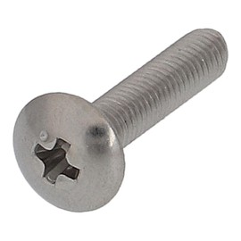 Osato 62584 Stainless Steel Screw Truss Head Thickness 0.1 inch (3 mm) Length 0.6 inch (15 mm), Contents: Approx. 50