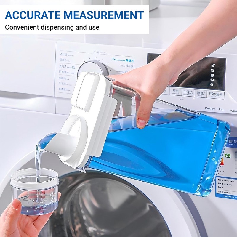 Beruyu Laundry Detergent Dispenser - Refluxable Plastic Liquid Laundry Detergent