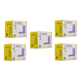 Lancetas Benesta De 30g 5 Cajas De 100u Para Gluc-sd Check