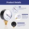 Vacuum Gauge 1/8 BSPT Vacuum Pressure Gauge, Vacuum Gauge, Synchronous
