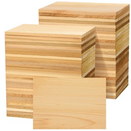 Sasylvia 36 Pack Cedar Planks for Grilling Salmon Fish Meat, 6mm/0.24in Thick Natural Western Cedar Wood, Easily Infuse Smoky Flavor into BBQ, Grilling Gift Idea,Restaurant Quantity (7" l X 5" w)