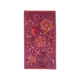 Pip Studio Viva la Vida Purple Bath Towel 100 x 180 cm (Pack of 1)