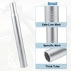 X AUTOHAUX 27.2x250mm Bicycle Seat Post Seat Tube with Scale