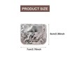 2Pcs Toilet Seat Lifter Tab Toilet Seat Handle Transparent Gray