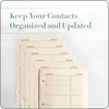 Gallery Leather Address Book Refill Replacement Pages - 3 Ring