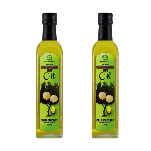 Species Nutrition Macadamia Nut Oil, Healthy Cooking Oil, Cooking Oil for Stir Fry, Sweet, Buttery, Great Tasting Oil, Omega 9 Monounsaturated Fats, Balanced Omega 3 & 6 Fats. (32 Servings, 2 Pack)