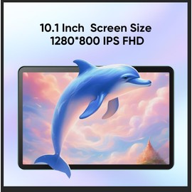 weelikeit Android 14 Tablet, 10.1 inch Tablets with 1280 * 800 IPS HD Touchscreen, Octa-Core Processor, 8GB RAM+128GB ROM (Expand to 1TB), BT 5.0, Dual 5MP+8MP Camera, 2024 Upgraded Version (Cyan)