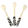 Global Crafts KNB004-S3 - Handmade Bone Appetizer Spoon Set -
