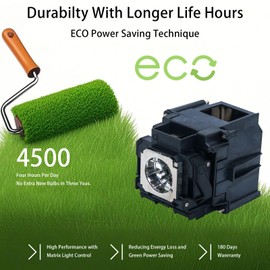 Qexudu for ELPLP76 /V13H010L76 Replacement Projector Lamp with Housing for Epson EB-G6900WU G6970WU G6550WU G6570WU G6450WU G6870 G6050W G6270W G6150 G6170 G6070W Projector Bulb