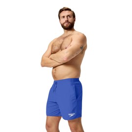 Speedo Men's 16" Watershort Swiming Trunks| Quick Dry | Comfortable Fit | Clasic Style | Drawstring Waist, Cobalt Pop, M