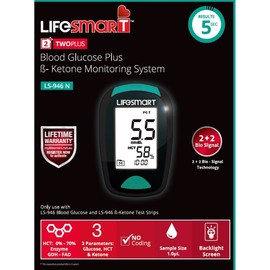 LifeSmart Blood Glucose + B- Ketone Monitoring System