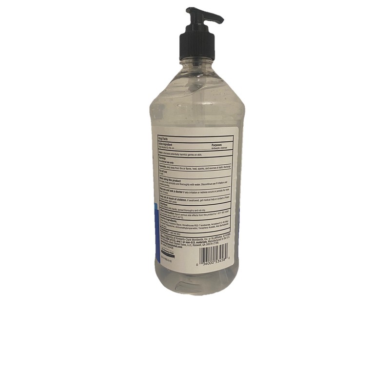 Scott Hand Sanitizer Antibacterial Gel with Moisturizing 32 oz kills