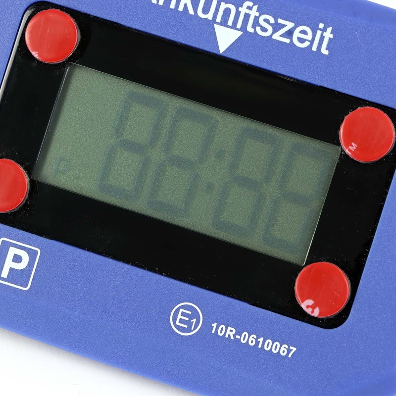 Wiltec Electronic Parking Disc, Digital Parking Meter with KBA Approval,