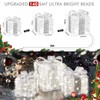 ELKTRY 3 LED Christmas Decoration Inside, Gifts Light Boxes with