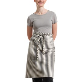 MEEMA Bistro Half Apron for Men & Women | Half Aprons for Women With Pockets | Delantales Para Meseros | Waitress Aprons | Server Apron with Pocket