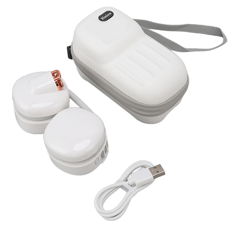 USB Charging Neck Fan Dual Fans Hands Free Super Airflow