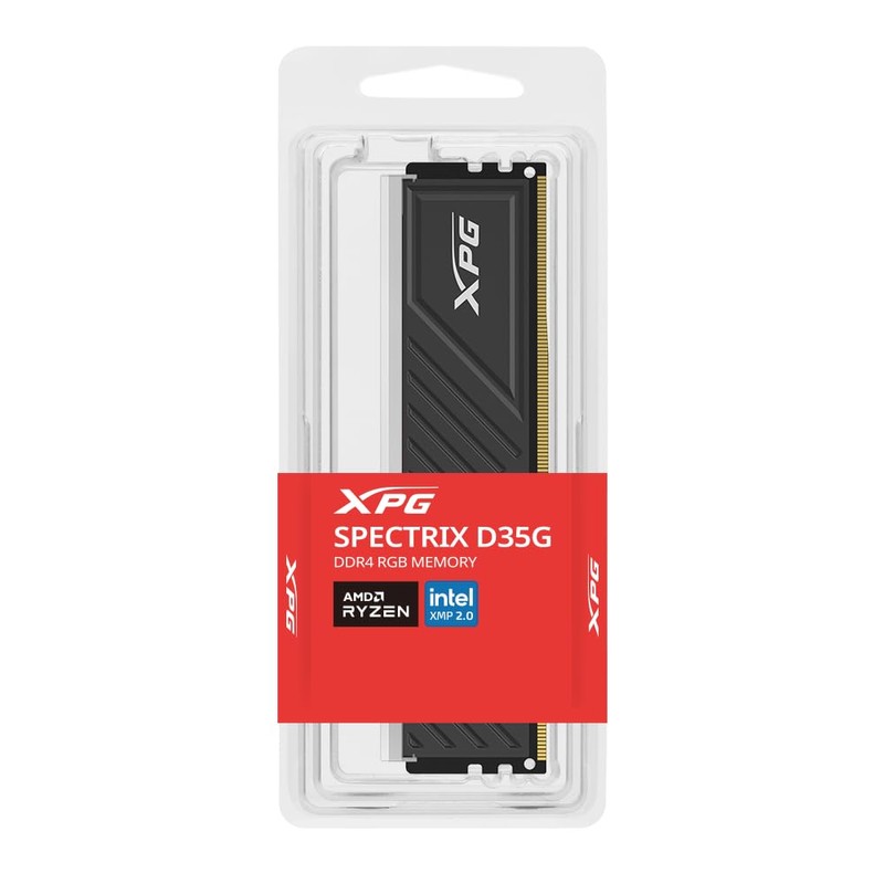 ADATA DDR4 8GB 3200-16 XPG D35 RGB BK Single Tray