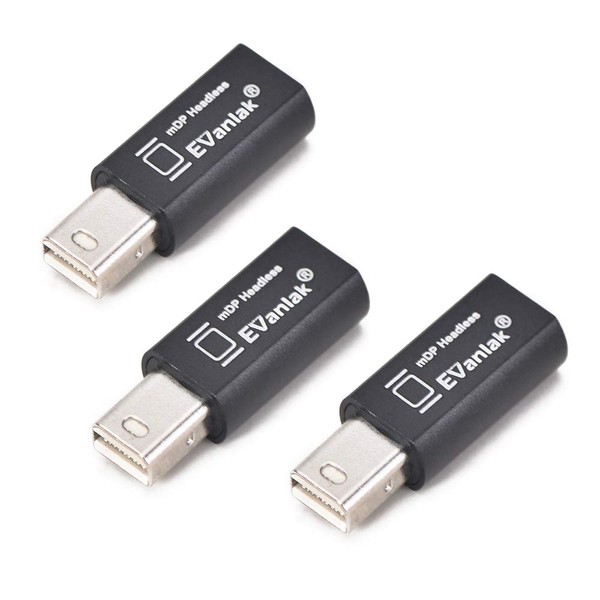 EVanlak Mini DisplayPort Headless Ghost Display Emulator PC 4K DP