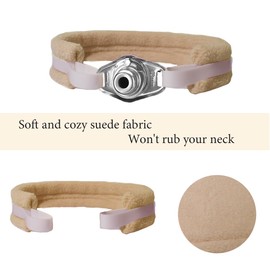 Generic 3 Piece Tracheostomy Tube Holder Adjustable Tracheotomy Intubation Securement Tape Tracheotomy Securemen,Reusable Tracheotomy Tie for Post Neck Surgery (Khaki)