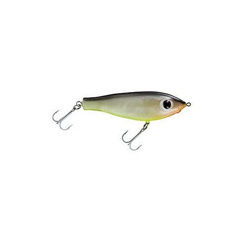 Paul Brown's FB12 Fat Boy 4", 3/4 oz. Chartreuse/Black Back